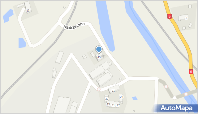 Marciszów, Nadrzeczna, 45, mapa Marciszów
