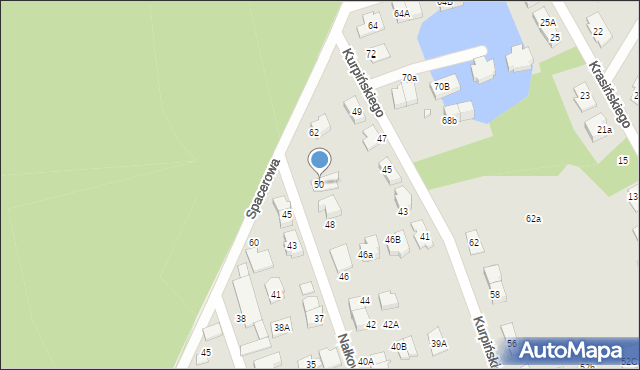 Marki, Nałkowskiej Zofii, 50, mapa Marki