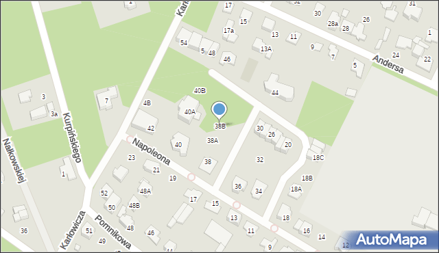 Marki, Napoleona, 38B, mapa Marki