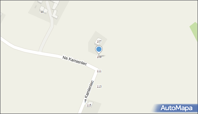 Maszków, Na Kamieniec, 109, mapa Maszków