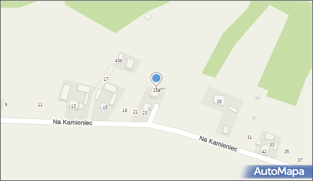 Maszków, Na Kamieniec, 23a, mapa Maszków
