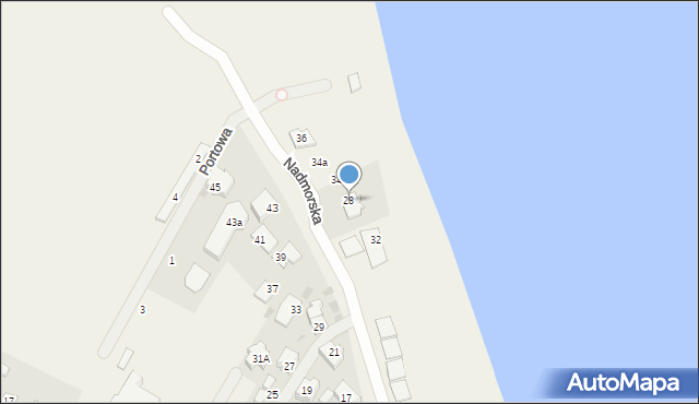 Mechelinki, Nadmorska, 28, mapa Mechelinki