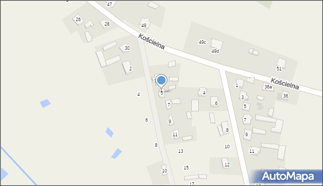 Mełgiew, Nadstawna, 5, mapa Mełgiew