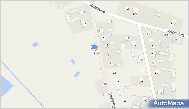 Mełgiew, Nadstawna, 6, mapa Mełgiew