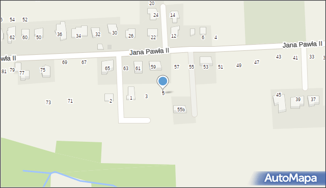 Michałowice, Nad Strumykiem, 5, mapa Michałowice