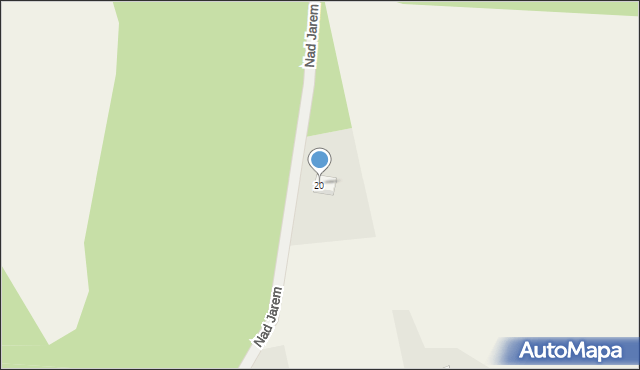 Mierzeszyn, Nad Jarem, 20, mapa Mierzeszyn