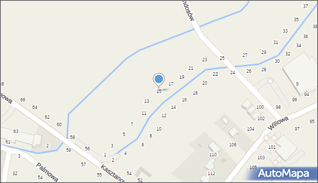 Modlniczka, Na Wedonkach, 15, mapa Modlniczka