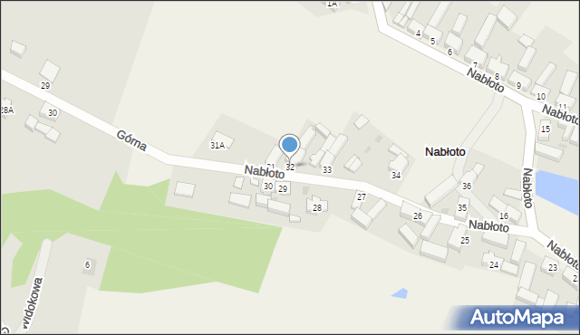 Nabłoto, Nabłoto, 32, mapa Nabłoto