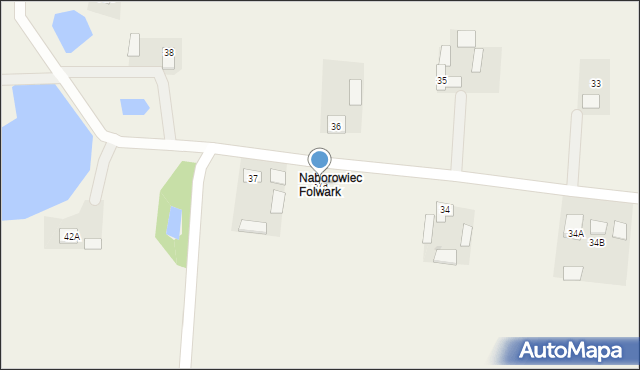 Naborówiec, Naborówiec, 37a, mapa Naborówiec