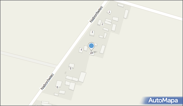 Naborówiec, Naborówiec, 4A, mapa Naborówiec