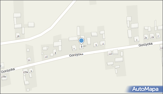Nabyszyce, Nabyszyce, 6, mapa Nabyszyce