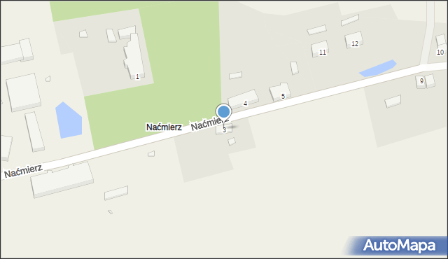 Naćmierz, Naćmierz, 3, mapa Naćmierz