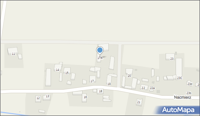 Nacmierz, Nacmierz, 17A, mapa Nacmierz
