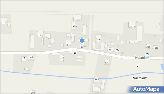 Nacmierz, Nacmierz, 19, mapa Nacmierz