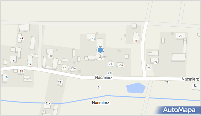 Nacmierz, Nacmierz, 23C, mapa Nacmierz