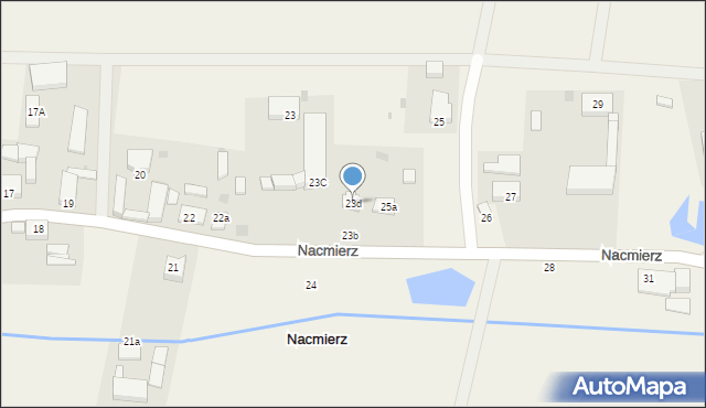 Nacmierz, Nacmierz, 23d, mapa Nacmierz