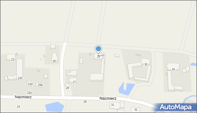 Nacmierz, Nacmierz, 29, mapa Nacmierz