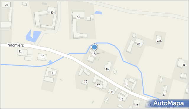 Nacmierz, Nacmierz, 35, mapa Nacmierz