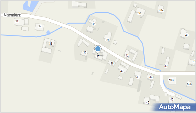 Nacmierz, Nacmierz, 37, mapa Nacmierz