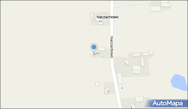 Naczachowo, Naczachowo, 23, mapa Naczachowo