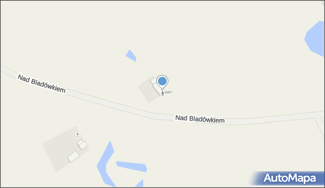 Nad Bladówkiem, Nad Bladówkiem, 6, mapa Nad Bladówkiem