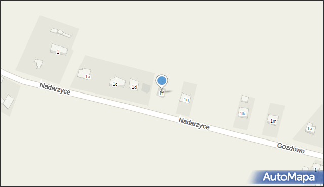 Nadarzyce, Nadarzyce, 1f, mapa Nadarzyce