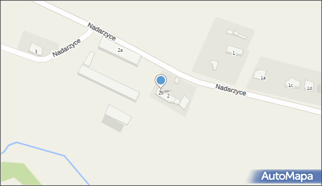 Nadarzyce, Nadarzyce, 2b, mapa Nadarzyce