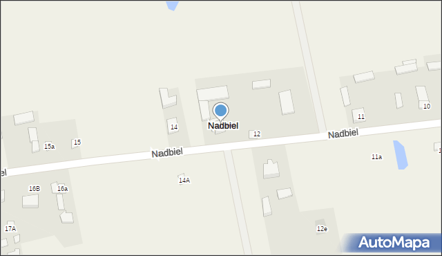 Nadbiel, Nadbiel, 13, mapa Nadbiel