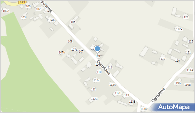 Nadbrzeż, Nadbrzeż, 109, mapa Nadbrzeż