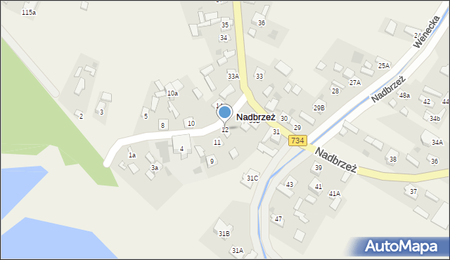 Nadbrzeż, Nadbrzeż, 12, mapa Nadbrzeż