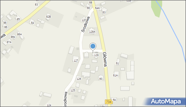 Nadbrzeż, Nadbrzeż, 129a, mapa Nadbrzeż