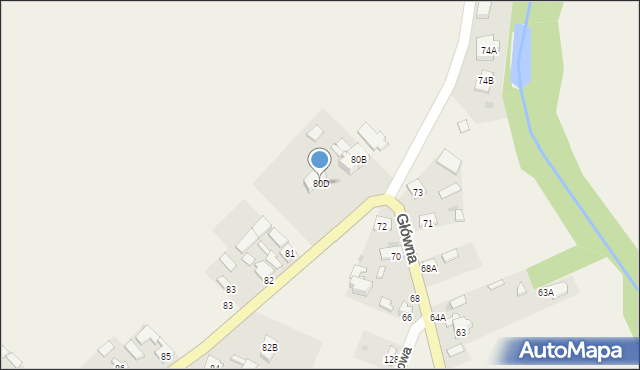 Nadbrzeż, Nadbrzeż, 80D, mapa Nadbrzeż