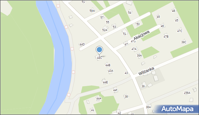 Nadkole, Nadkole, 44C, mapa Nadkole