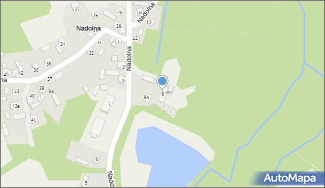 Nadolna, Nadolna, 8, mapa Nadolna