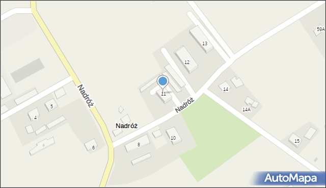 Nadróż, Nadróż, 11, mapa Nadróż