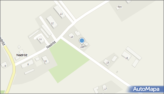 Nadróż, Nadróż, 14A, mapa Nadróż