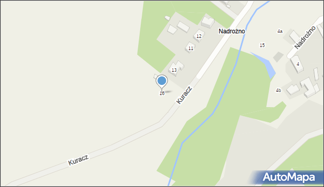 Nadrożno, Nadrożno, 16, mapa Nadrożno