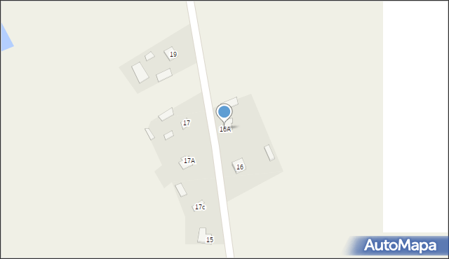Nadrybie-Dwór, Nadrybie-Dwór, 16A, mapa Nadrybie-Dwór