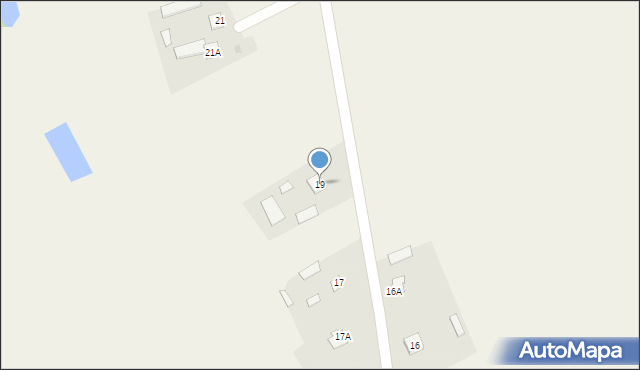 Nadrybie-Dwór, Nadrybie-Dwór, 19, mapa Nadrybie-Dwór