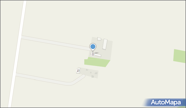 Nadrybie-Wieś, Nadrybie-Wieś, 11, mapa Nadrybie-Wieś