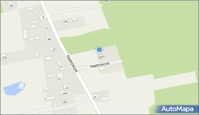Nadrzecze, Nadrzecze, 11a, mapa Nadrzecze