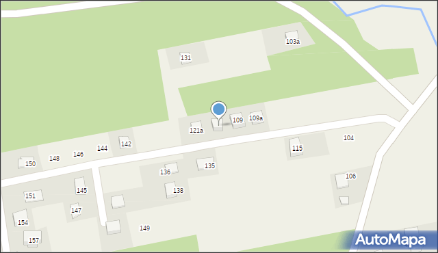 Nadrzecze, Nadrzecze, 121, mapa Nadrzecze