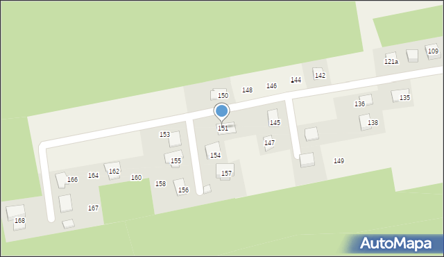 Nadrzecze, Nadrzecze, 151, mapa Nadrzecze