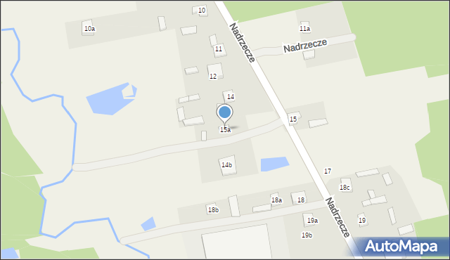 Nadrzecze, Nadrzecze, 15a, mapa Nadrzecze
