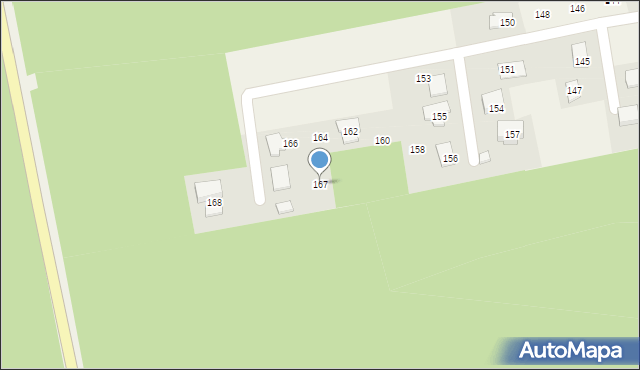 Nadrzecze, Nadrzecze, 167, mapa Nadrzecze