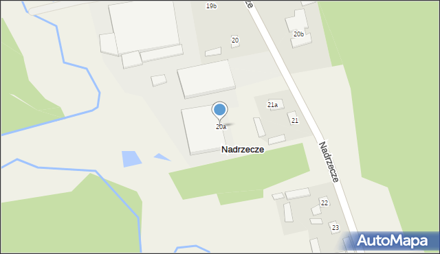 Nadrzecze, Nadrzecze, 20a, mapa Nadrzecze