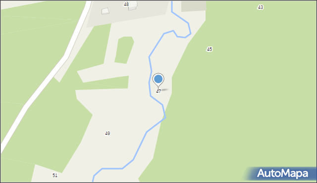 Nadrzecze, Nadrzecze, 47, mapa Nadrzecze