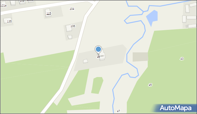 Nadrzecze, Nadrzecze, 48, mapa Nadrzecze