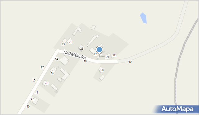 Nadwiślanka, Nadwiślanka, 27, mapa Nadwiślanka