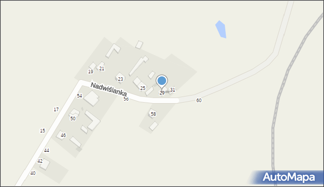 Nadwiślanka, Nadwiślanka, 29, mapa Nadwiślanka